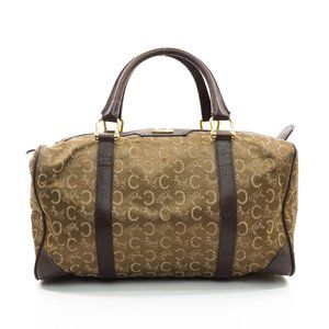 Auth Celine Hand Bag Silk Satin Light #8273V52